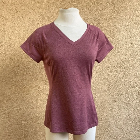 North Face Flash Dry T Shirt V Neck - Picture 1 of 10